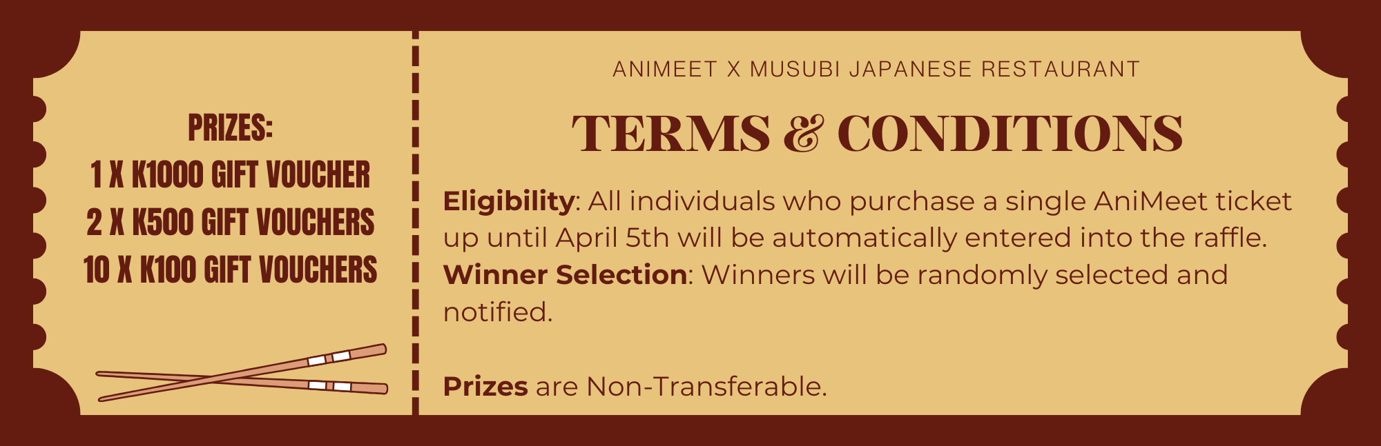 ANIMEET MUSUBI RAFFLE 2025 T&C